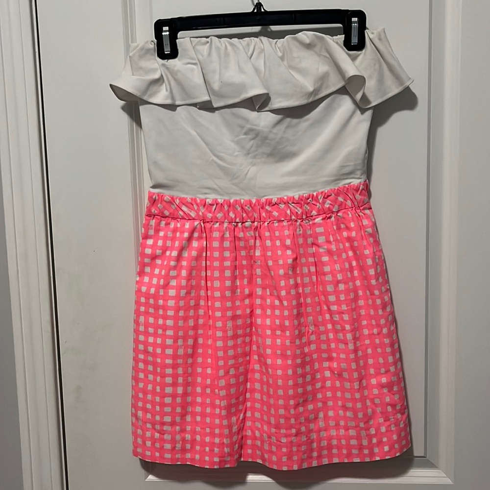Pink and white Lilly Pulitzer mini dress
